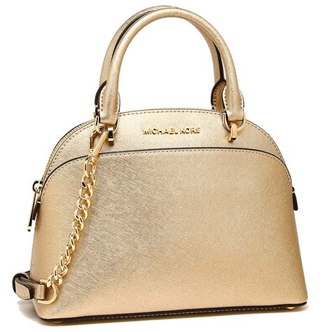 michael kors creme gold bag|Michael Kors gold handbag sale.